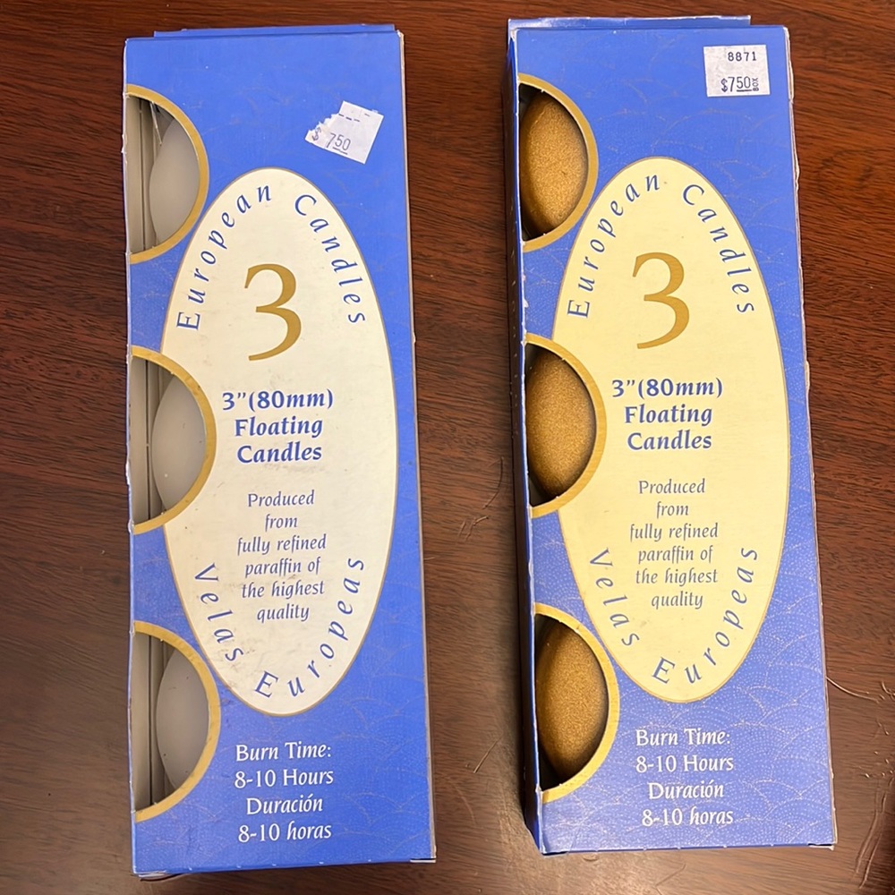 Paraffin Floating candles